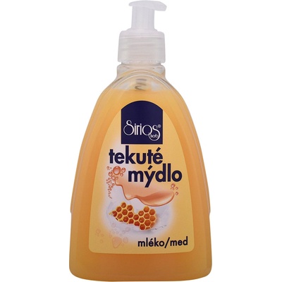 Sirios tekuté mydlo mlieko a med 500 ml