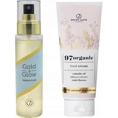 7suns GOLD & GLOW Elixír pro opalování Olejíček Krém na ruce 75 ml