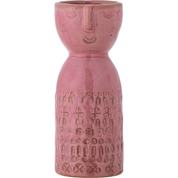Bloomingville Розова ръчно изработена глинена ваза (височина 14, 5 cm) Embla - Bloomingville (82060929)