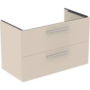 Ideal Standard i. Life B - Шкаф за умивалник 100x63x51 см, 2 чекмеджета, пясъчен мат T5276NF (T5276NF)