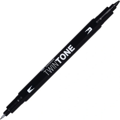 Oboustranná fixa TOMBOW TwinTone, Black