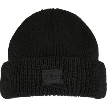 Urban Classics Knitted Wool beanie černá