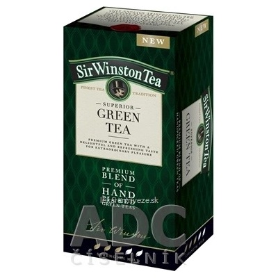 Sir Winston Tea SUPERIOR GREEN TEA zelený čaj 20 x 1,75 g