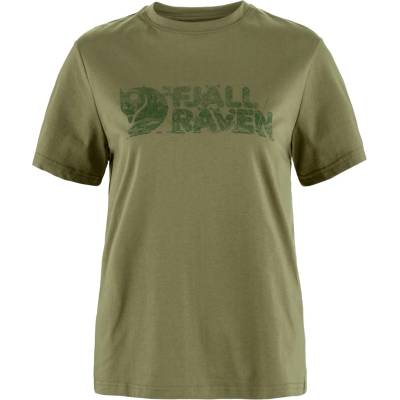 Fjällräven Дамска тениска Fjällräven Women's Lush Logo T-Shirt - Green (916-1947-0415)