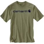Carhartt Мъжка тениска Carhartt Core Logo S/S T-shirt - Dusty Olive - размер XS (016-7684-1311)