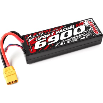 Team corally Батерия 2 клетки Team Corally Power Racing 60C 6900Mah 2S 7, 4V XT-90 Hard Case C-49126-X (C-49126-X)