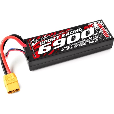 Team corally Батерия 2 клетки Team Corally Power Racing 60C 6900Mah 2S 7, 4V XT-90 Hard Case C-49126-X (C-49126-X)