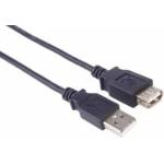 PremiumCord Cable USB PremiumCord USB-A - USB-A 0.5 m Black (2960103209671)