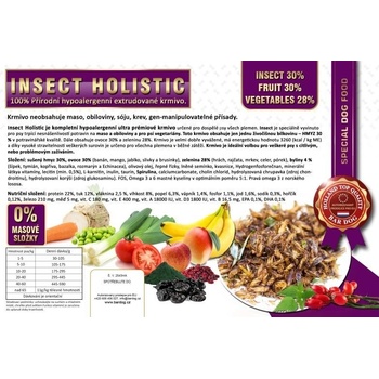 Bardog Hypoalergénne grain free Insect Holistic 1 kg