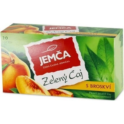 Jemča Zelený čaj s vůní broskve 20 x 1,5 g