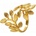 Glanzio Prsteň Golden Leaf 87608
