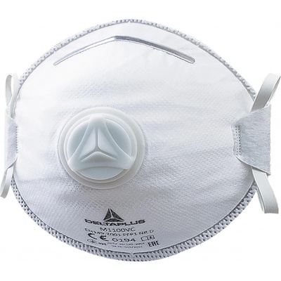 Delta Plus M1100V FFP1 Tvarovaný respirátor Biela 10 ks