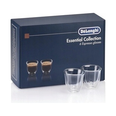 De'Longhi Sklenice na kávu a čaj 6 x 60 ml