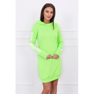 Off White šaty MI62072 zelený neón
