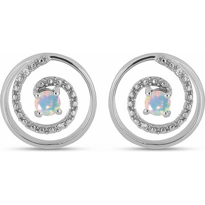 Nefertitis Náušnice stříbrné Ag 925 020614 ETOP NF55673