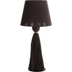 Light & Living Тъмнокафява настолна лампа с текстилен абажур (височина 58 cm) Espino - Light & Living (1894883)