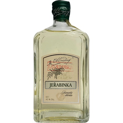 Ullersdorf Jeřabinka ze sudu 45% 0,5 l (holá láhev)