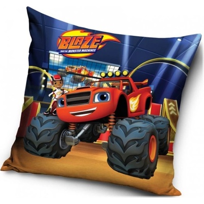 Carbotex Vankúš Plamienok a štvorkolky Monster Truck Blaze 40x40