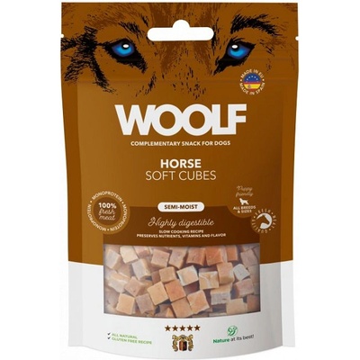 WOOLF Snack WOOLF Cubes poch. Soft Horse 100 g