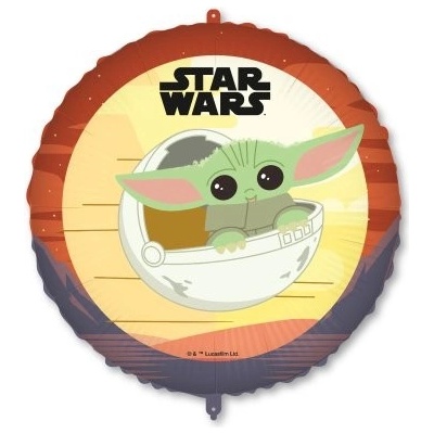 Procos Kruh Star Wars Mandalorian Disney 46cm fóliový balónek a závaží