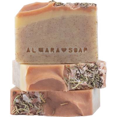 Almara Soap Natural Peeling Walnut естествен твърд сапун с пилинг ефект 90 гр