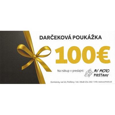 Darčeková poukážka 100€