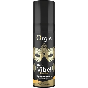 Orgie Dual Vibe! - течен вибратор - Пиня Колада (15 мл) - lovesexshop