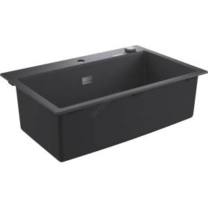 GROHE 31652ap0 - Композитна мивка k700 780 × 510 мм черна (gh0376) Мивка за вграждане