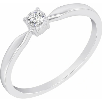 Eppi Stříbrný prsten s lab grown diamantem Ximena R44332