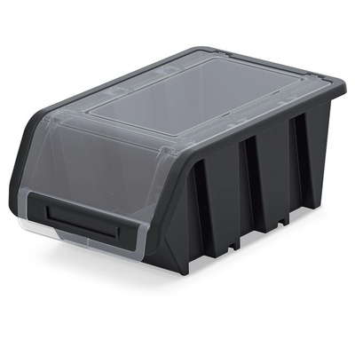 Prosperplast Пластмасова кутийка с капак 195x120x90мм Black (KTR20F-S411)