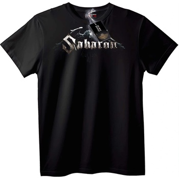 NOONEBRAND Тениска Лого на Saharom - 2XL, Black