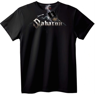NOONEBRAND Тениска Лого на Saharom - 2XL, Black
