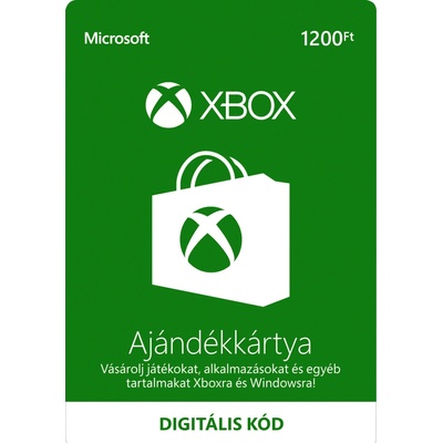 Microsoft Xbox Live predplatená karta 1200 HUF