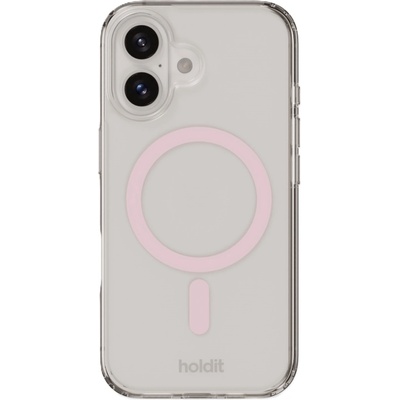 Holdit Гръб Holdit MagSafe Case за iPhone 16 Plus - Розов/Прозрачен