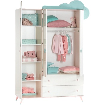 Carmen Трикрилен детски гардероб unicorn (3575138)