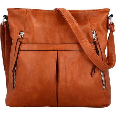 Trendy dámská crossbody kabelka Linus hnědá