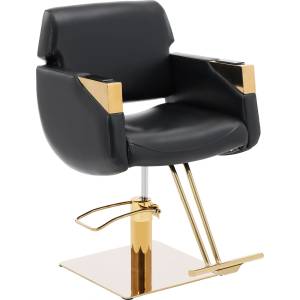 Physa Салонен стол с подложка за крака - 480 - 630 мм - 200 кг - черен / златен PHYSA PENRYN BLACK & GOLD (PHYSA PENRYN BLACK & GOLD)
