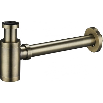 Mexen полусифон за мивка кръгъл, античен месинг - 79950-40 (79950-40)