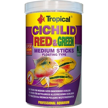 Tropical Cichlid Red/Green Medium Sticks 250мл