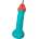 Бутилка със сламка във формата на пенис - Plastic Penis Bottle Blue (D-241808)