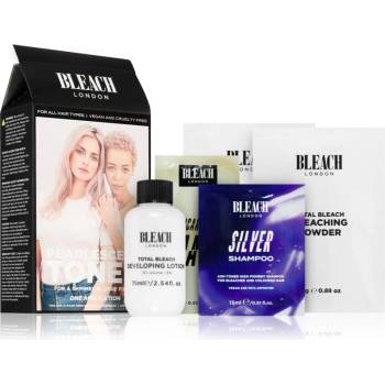 Bleach London Toner Kit полу-перманента боя за коса за руса коса цвят Pearlescent