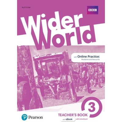 Wider World 3 Teacher´s Book with MyEnglishLab & Online Extra Homework + DVD-ROM Pack - Fricker Rod