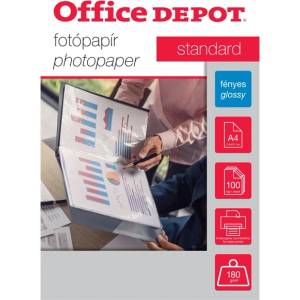 Office Depot Стандарт A4 180g гланцова фотохартия 100бр OD112256 (OD112256)