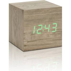Gingko Дигитална аларма Wooden Cube Click - Gingko (GK08G12) Будилник