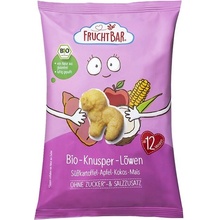 FruchtBar BIO křupky lvíčata kukuřice kokos jablka a batáty 30 g