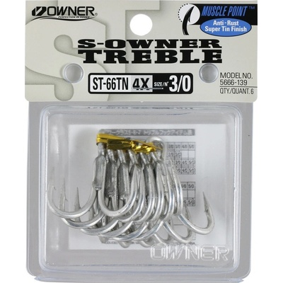 Owner Stinger Treble ST66 vel.3 5 ks