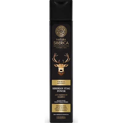 Natura Siberica Men Line šampon proti lupům Síla sibiřského jelena 250 ml