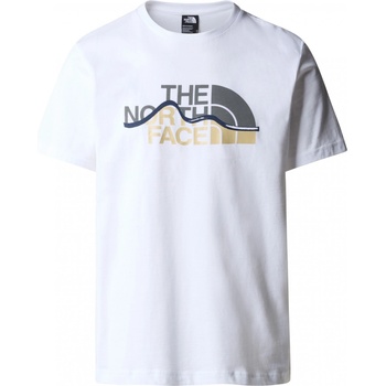 The North Face M S/S Mountain Line Tee Размер: XL / Цвят: бял