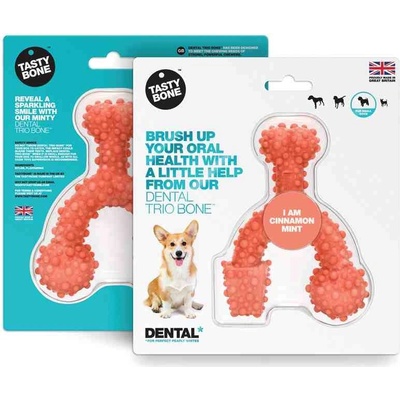 TASTY BONE Dental trio kostička nylonová pre malých psov Škorica & Mäta
