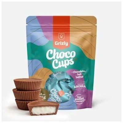 Grizly Choco Cups mléčná kokos 120 g